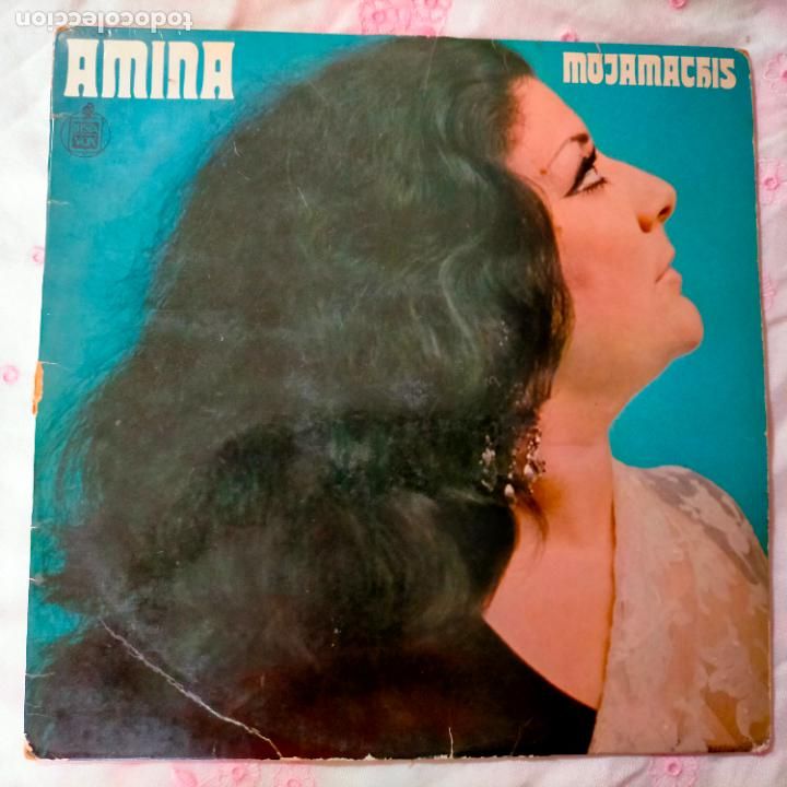 Discos de vinilo: DISCO VINILO GRANDE LP - AMINA - Foto 1