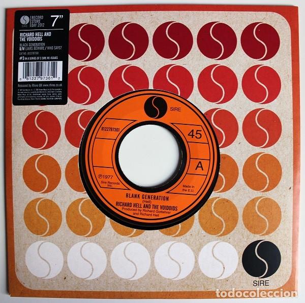 Discos de vinilo: SINGLE EP RICHARD HELL AND THE VOIDOIDS BLANK GENERATION VINILO PUNK KBD - Foto 1