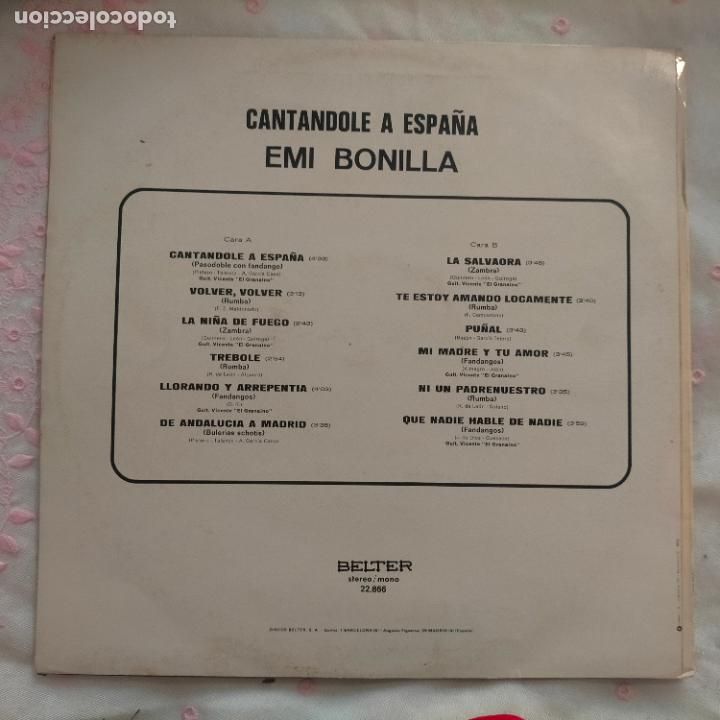 Discos de vinilo: DISCO VINILO GRANDE LP - emilio bonilla - Foto 2