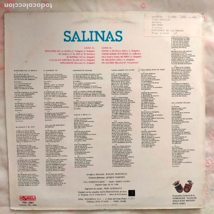 Discos de vinilo: DISCO VINILO GRANDE LP - salinas - Foto 2