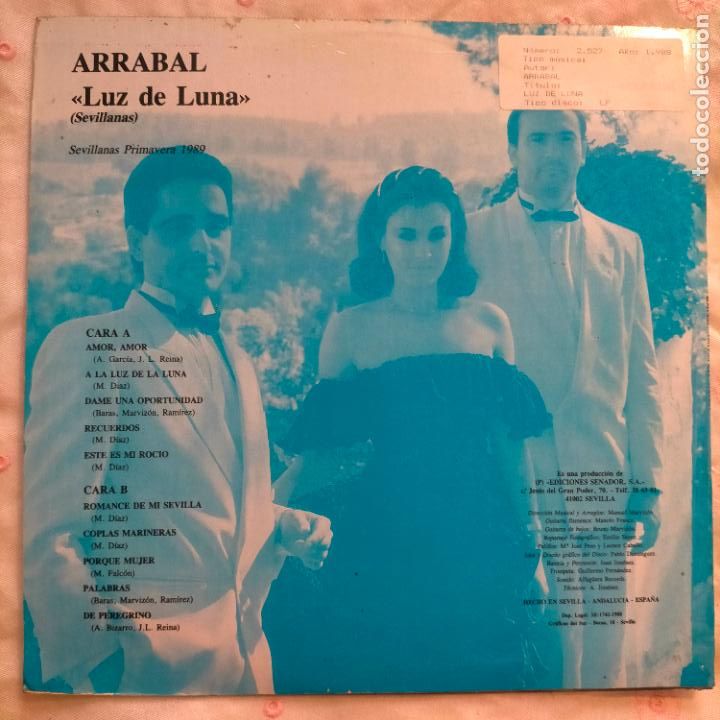 Discos de vinilo: DISCO VINILO GRANDE LP - arrabal sevillanas - Foto 2