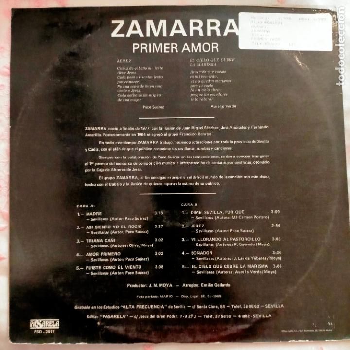 Discos de vinilo: DISCO VINILO GRANDE LP - zamarra - Foto 2