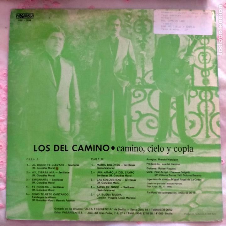 Discos de vinilo: DISCO VINILO GRANDE LP - los del camino - Foto 2