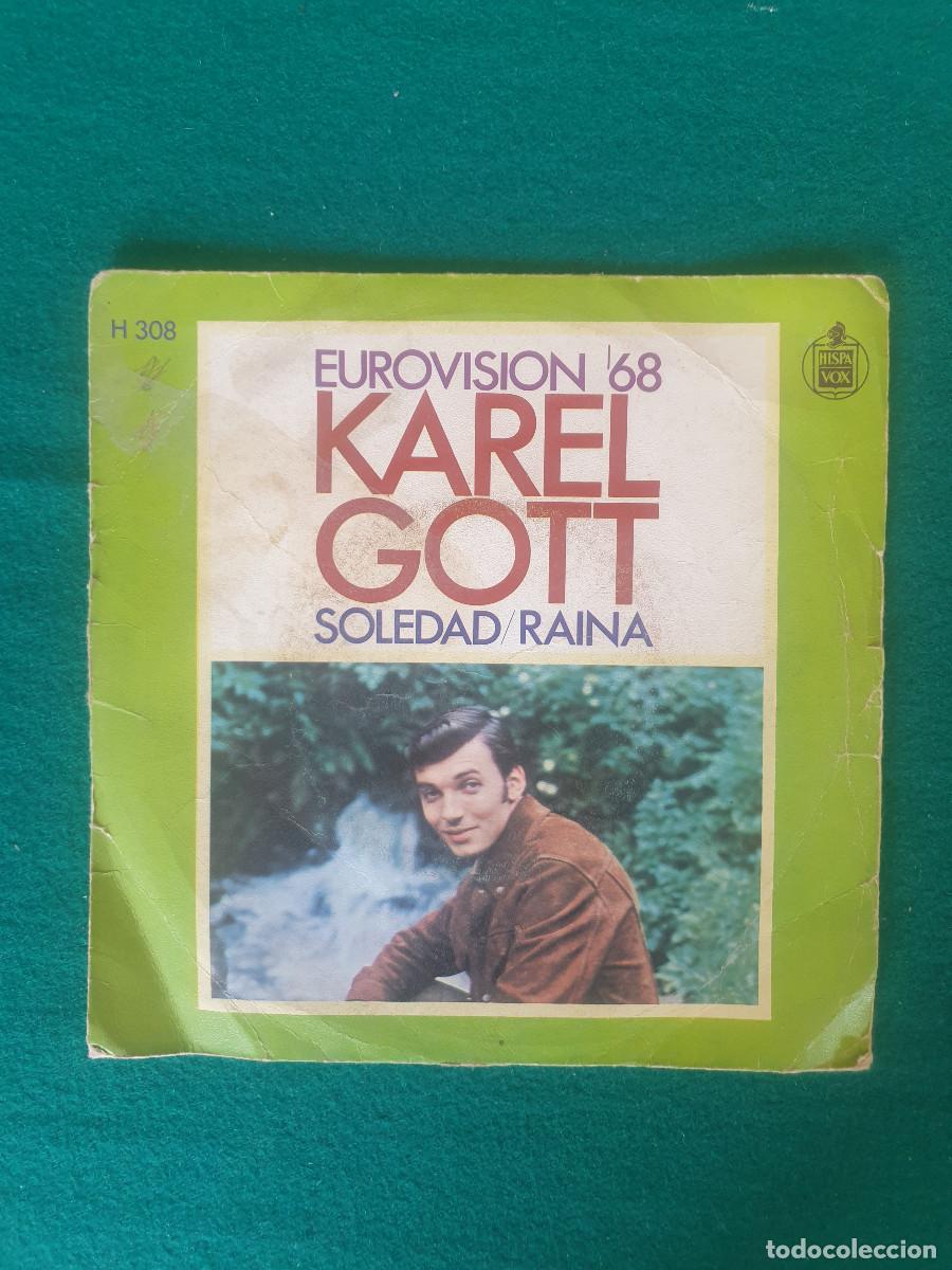 Discos de vinilo: Karel Gott &ndash; Soledad / Raina - Eurovision 68 - Foto 1
