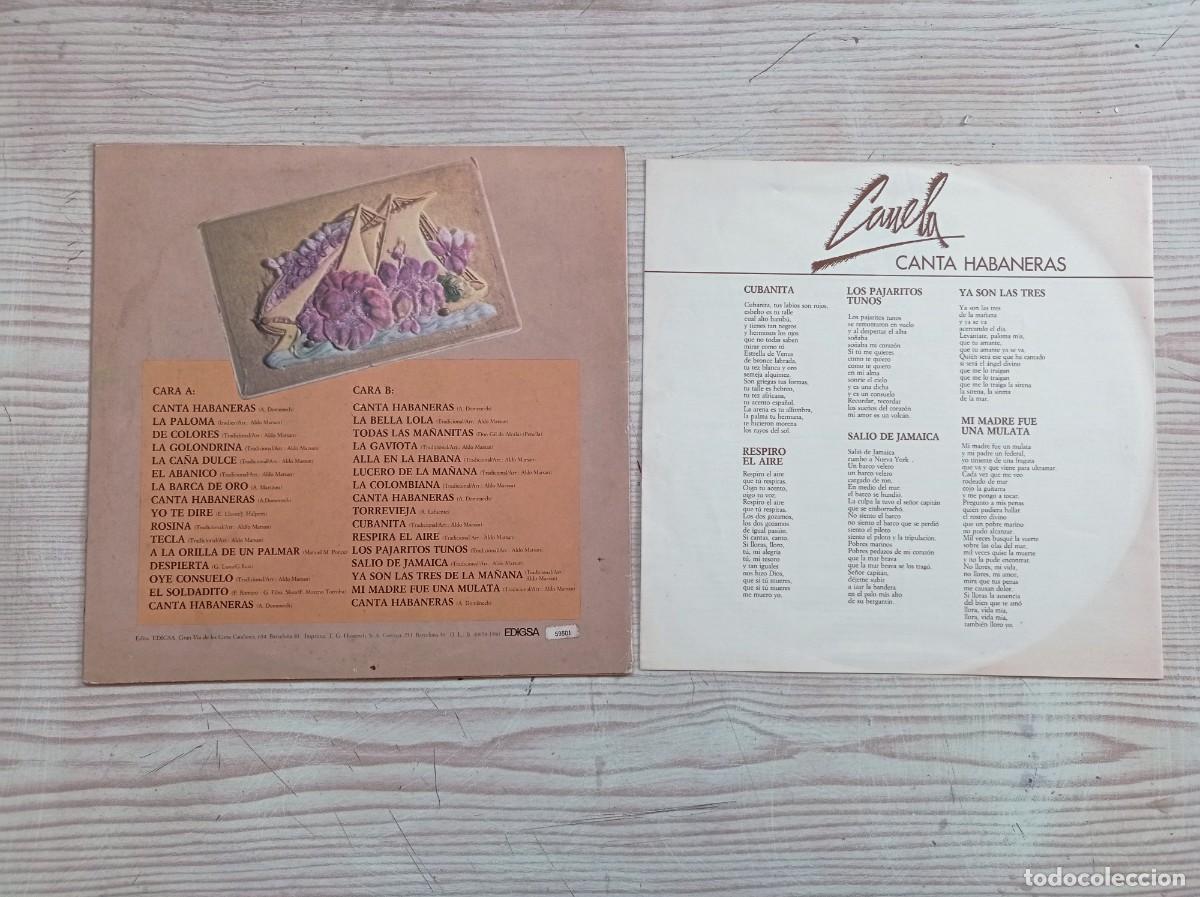 Discos de vinilo: Canela - Canta Habaneras LP - Foto 2