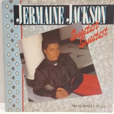 Discos de vinilo: JERMAINE JACKSON / SWEETEST SWEETEST / MAXI SG-ARISTA-1984 / MBC. ***/***