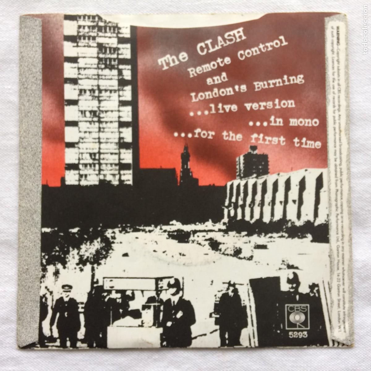 Discos de vinilo: The Clash &lrm;&ndash; Remote Control / Londons Burning , UK* - Foto 2