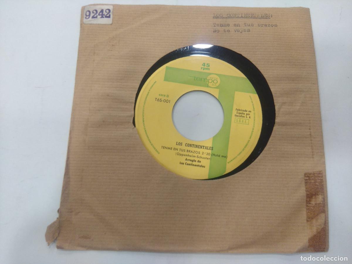 Discos de vinilo: LOS CONTINENTALES/NO TE VAYAS/SINGLE. - Foto 1