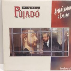 Discos de vinilo: MIQUEL PUJADÓ / AMBAIXADOR D'ENLLOC / LP-PICAP-1990 / MBC. ***/***LETRAS