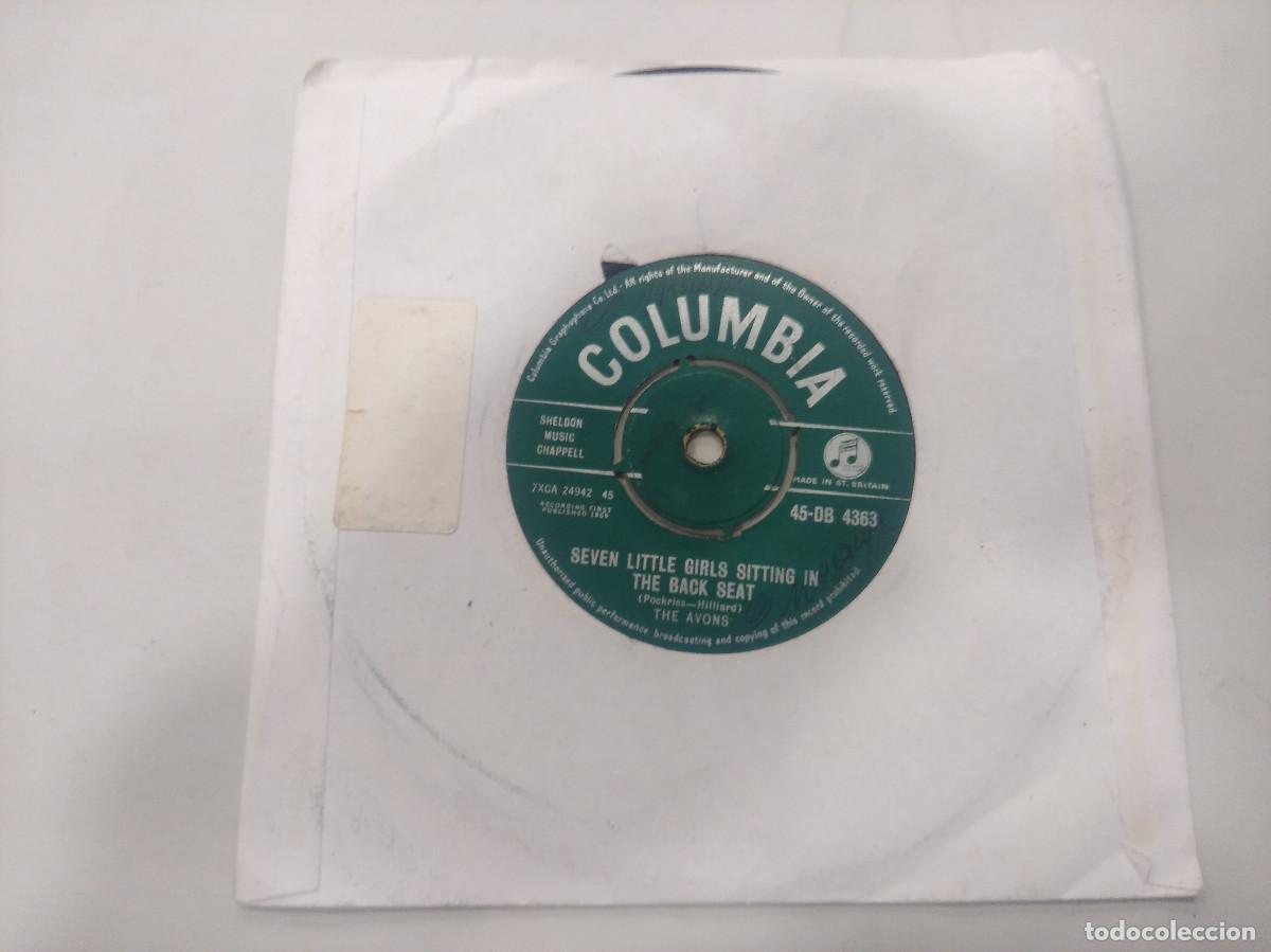 Discos de vinilo: THE AVONS/ALONE AT EIGHT/SINGLE PROMOCIONAL. - Foto 4