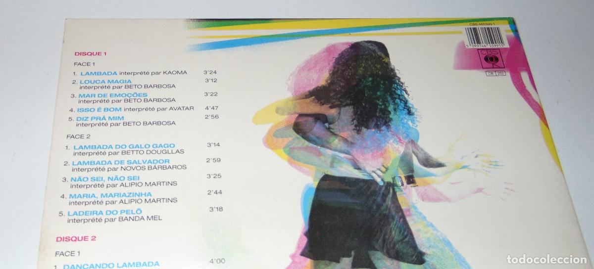 Discos de vinilo: VARIOS - LAMBADA - DOBLE LP - Foto 4