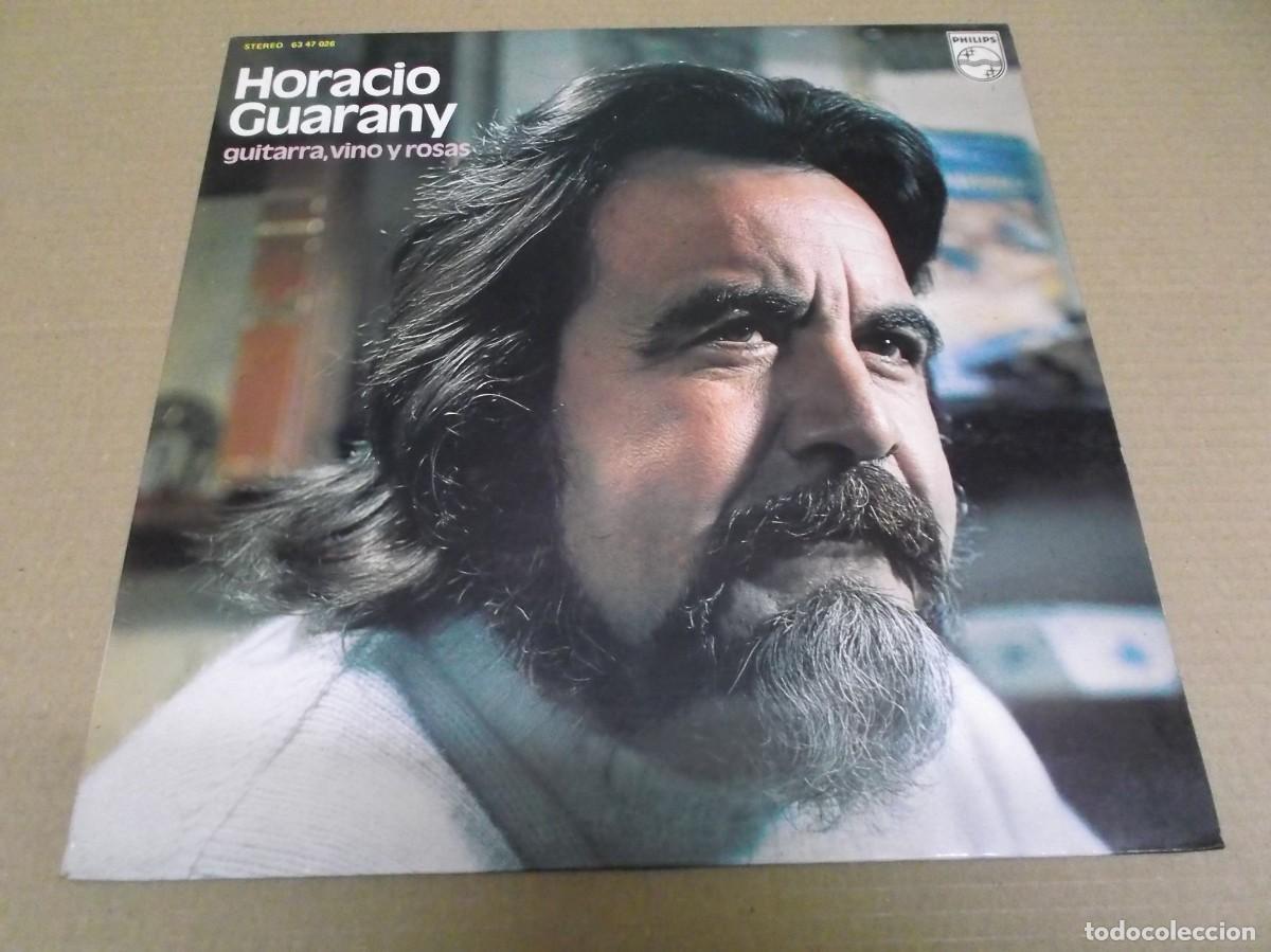 Disques de vinyle: HORACIO GUARANI (LP) GUITARRA, VINO Y ROSAS A&Ntilde;O 1972
