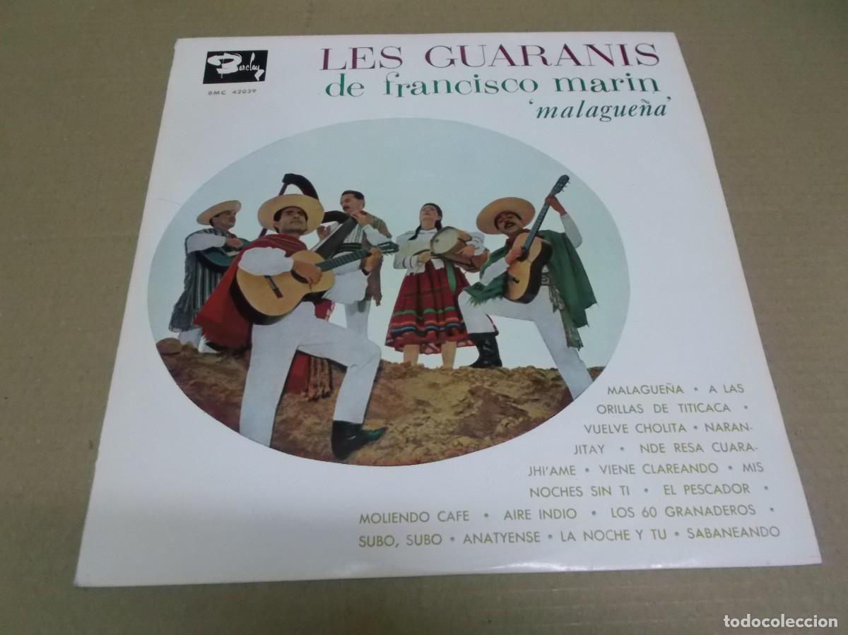 Discos de vinilo: LES GUARANIS DE FRANCISCO MARIN (LP) MALAGUE&Ntilde;A A&Ntilde;O 1962 - PROMOCIONAL