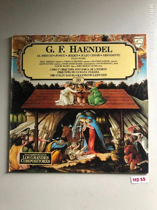 Discos de vinilo: G. F Haendel - Foto 1
