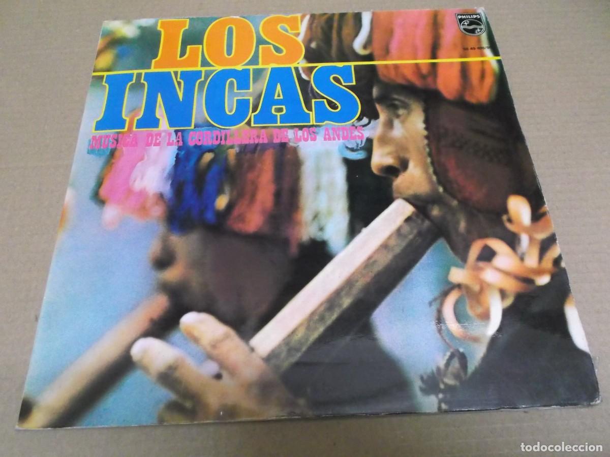 Discos de vinilo: LOS INCAS (LP) MUSICA DE LA CORDILLERA DE LOS ANDES A&Ntilde;O 1970 &ndash; DOBLE DISCO + PORTADA ABIERTA