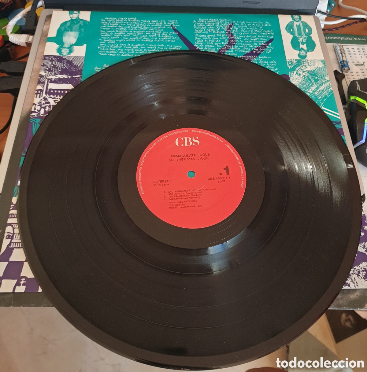 Discos de vinilo: Inmaculate fools - another mans world - Foto 2