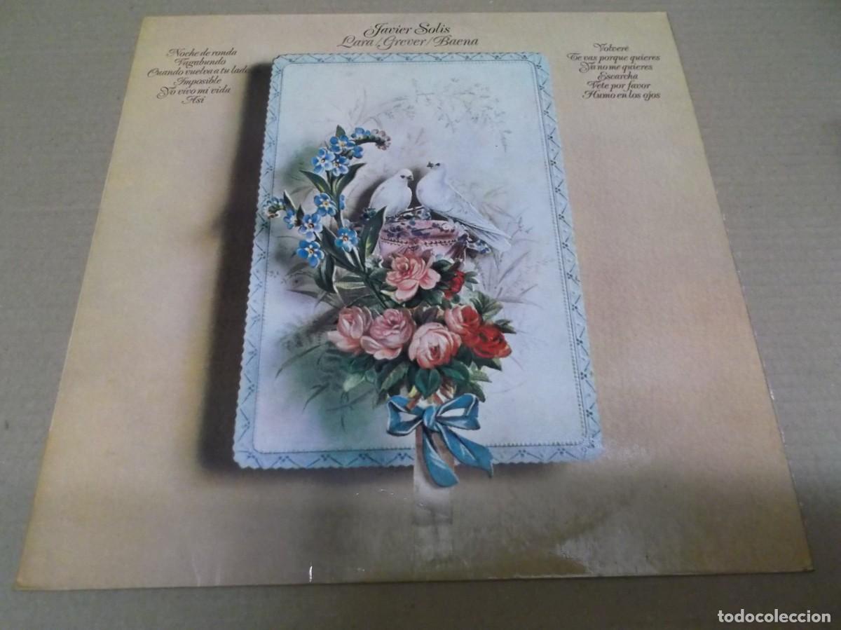 Discos de vinilo: JAVIER SOLIS (LP) LARA, GREVER, BAENA A&Ntilde;O 1973 - Foto 1