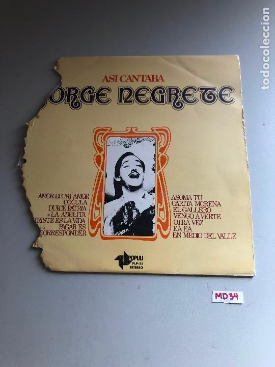 Discos de vinilo: Jorge Negrete - Foto 1