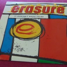Discos de vinilo: ERASURE– IT DOESN'T HAVE TO BE - SINGLE PROMO 1987