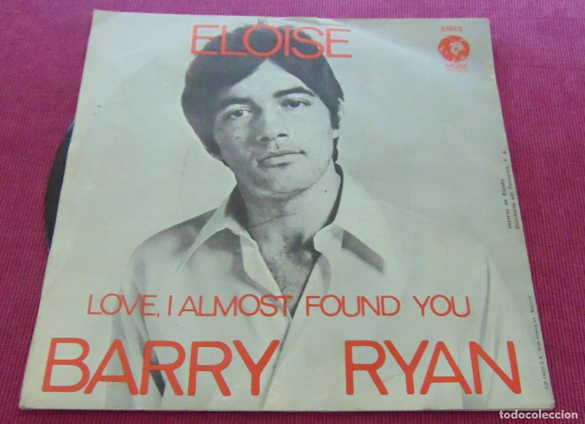 Discos de vinilo: BARRY RYAN &ndash; Eloise - SINGLE 1968 - Foto 2