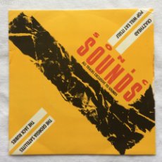 Discos de vinilo: VARIOUS ‎– SONIC SOUNDS 1 , UK 1987 EP SOUNDS