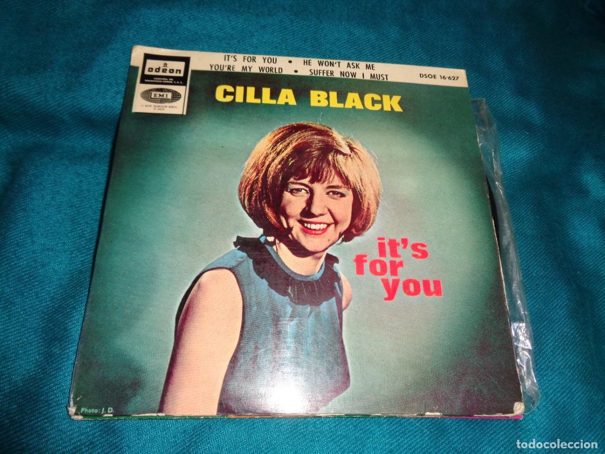 Discos de vinilo: CILLA BLACK. IT&acute;S FOR YOU + 3. EP .ODEON, 1964. IMPECABLE. (#) - Foto 1