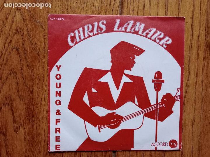 Disques de vinyle: Chris Lamarr - Young & free + 1985