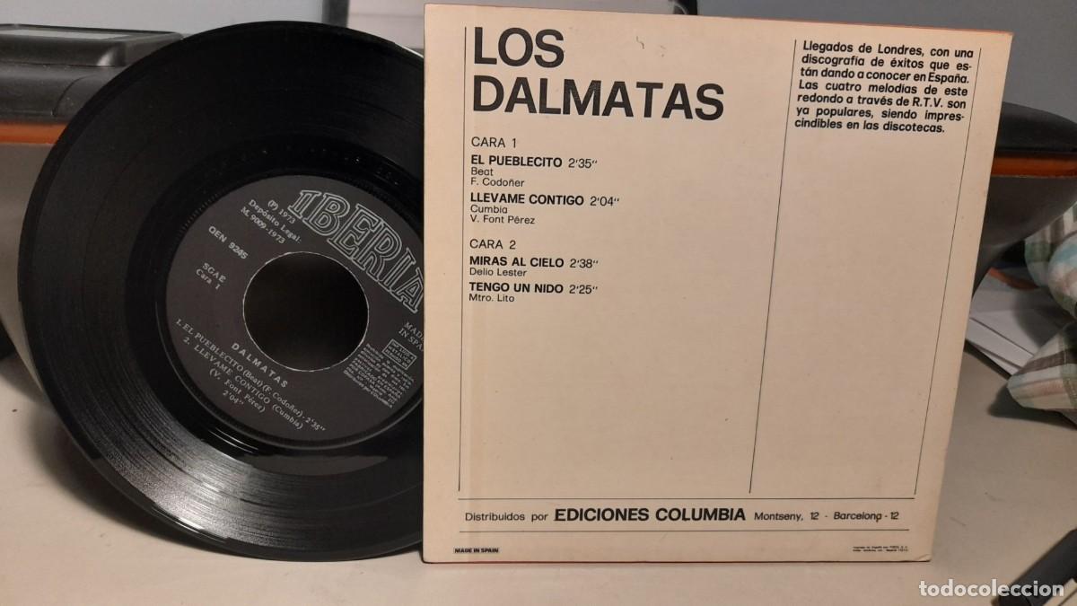 Discos de vinilo: EP LOS DALMATAS - EL PUEBLECITO + 3 - Foto 2