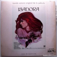 Discos de vinilo: MAURICE JARRE - ISADORA - VANESSA REDGRAVE - LP BARCLAY / MOVIEPLAY 1969 BPY