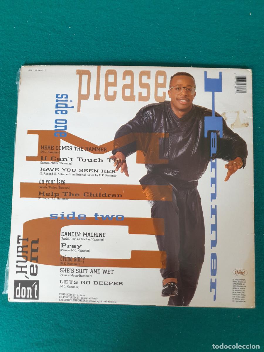 Discos de vinilo: MC Hammer &ndash; Please Hammer Dont Hurt Em - Foto 2