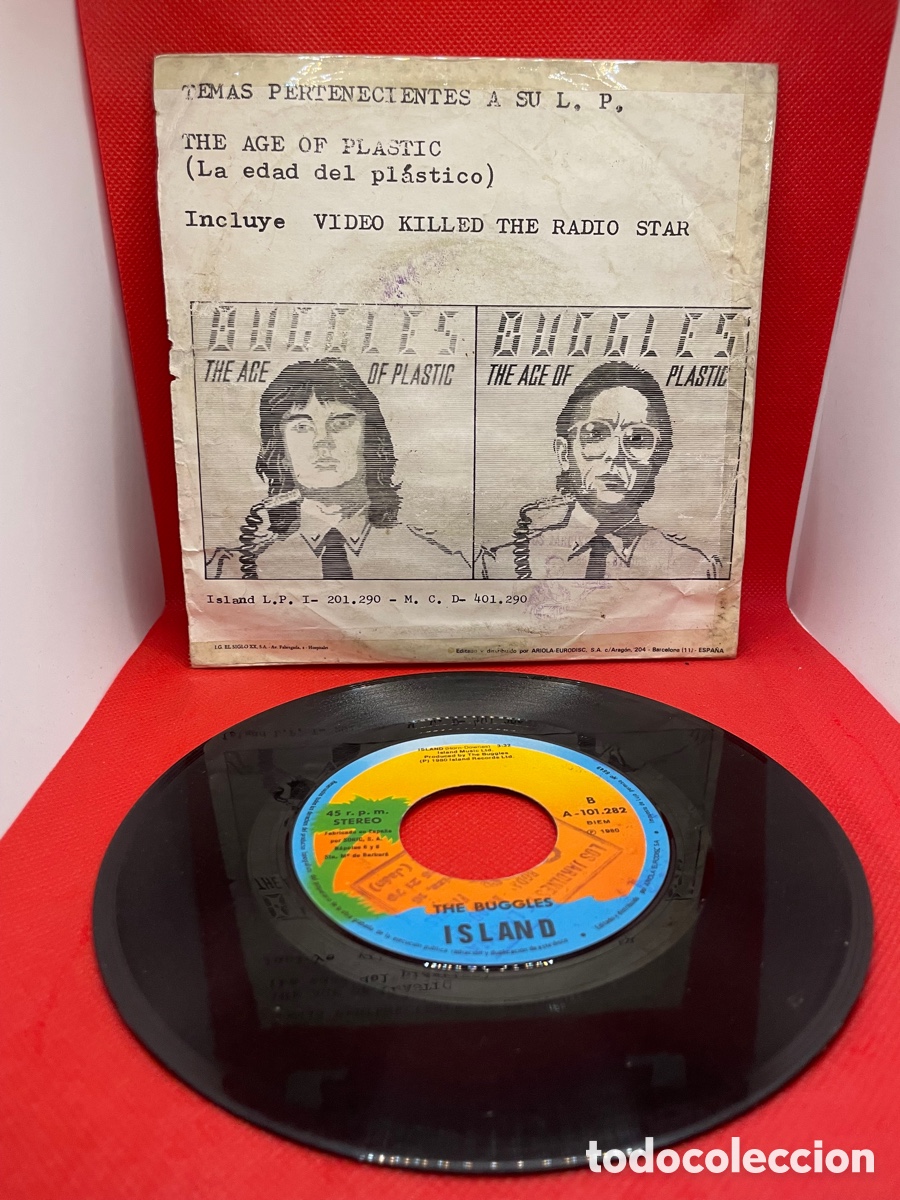 Discos de vinilo: THE BUGGLES - The Plastic Age - Vinilo Single 7&rdquo; 1980 - Foto 2