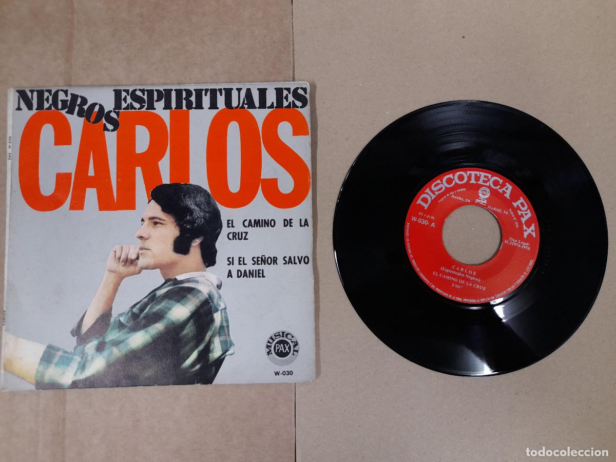 Discos de vinilo: Carlos - Espirituales negros - Single 7&rdquo; - Foto 1