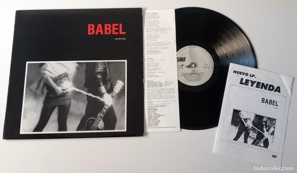 Discos de vinilo: LP BABEL - LEYENDA - Foto 3