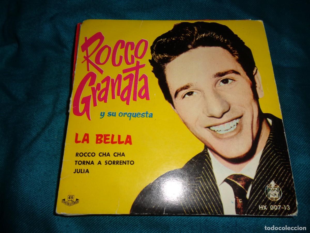 Discos de vinilo: ROCCO GRANATA. LA BELLA + 3. EP. HISPAVOX, 1960. IMPECABLE(#) - Foto 1