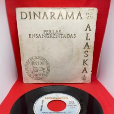 Discos de vinilo: DINARAMA + ALASKA - PERLAS ENSANGRENTADAS - VINILO SINGLE 7” 1983