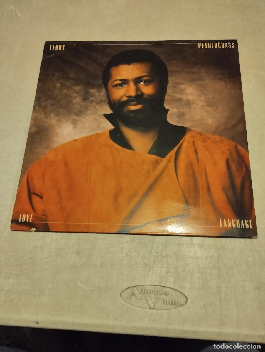 Discos de vinilo: Teddy Pendergrass LP Love Language Esp.1988 - Foto 1