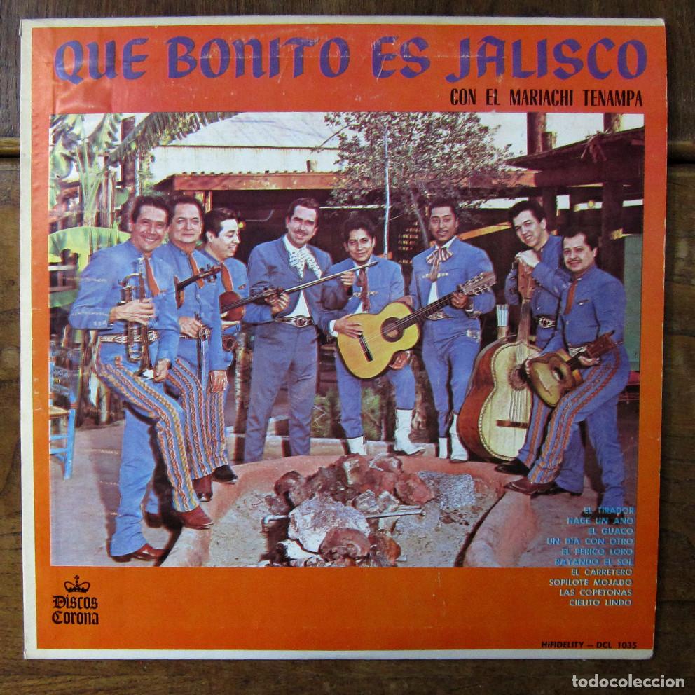 Disques de vinyle: QUE BONITO QUE ES JALISCO, CON EL MARIACHI TENAMPA - EDICI&Oacute;N USA - RANCHERAS, CORRIDOS