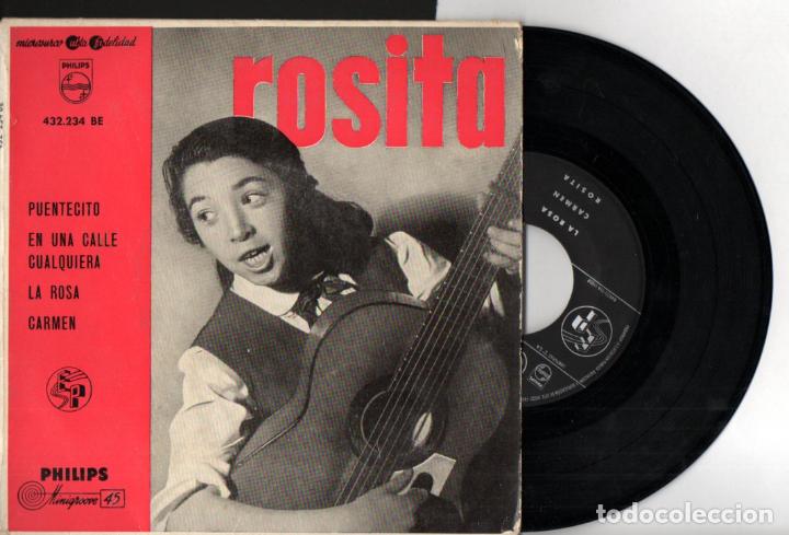 Discos de vinilo: ROSITA : PUENTECITO (PHILIPS, 1958) - Foto 1