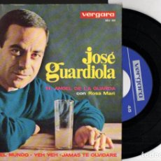 Discos de vinilo: JOSÉ GUARDIOLA : EL ÁNGEL DE LA GUARDA CON ROSA MARI (VERGARA, 1965)