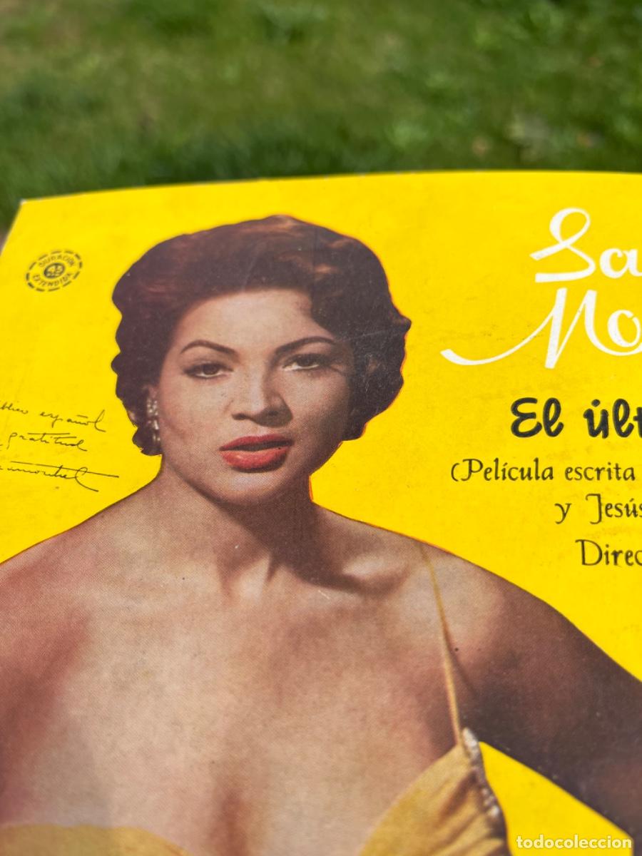 Discos de vinilo: Sara montiel, singels, El U&ntilde;timo Cuple, dedicado - Foto 3