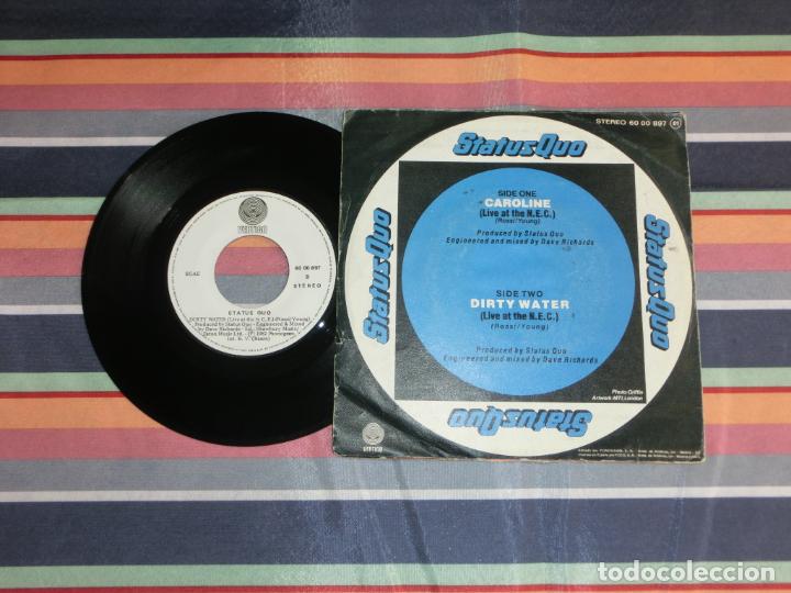 Discos de vinilo: STATUS QUO - CAROLINE - Foto 2