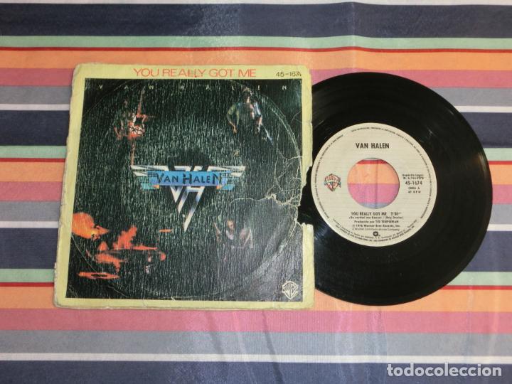Discos de vinilo: VAN HALEN - YOU REALLY GOT ME / ATOMIC PUNK - Foto 1