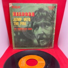 Discos de vinilo: NILSSON ‎– JUMP INTO THE FIRE = SALTA AL FUEGO - SINGLE 1972