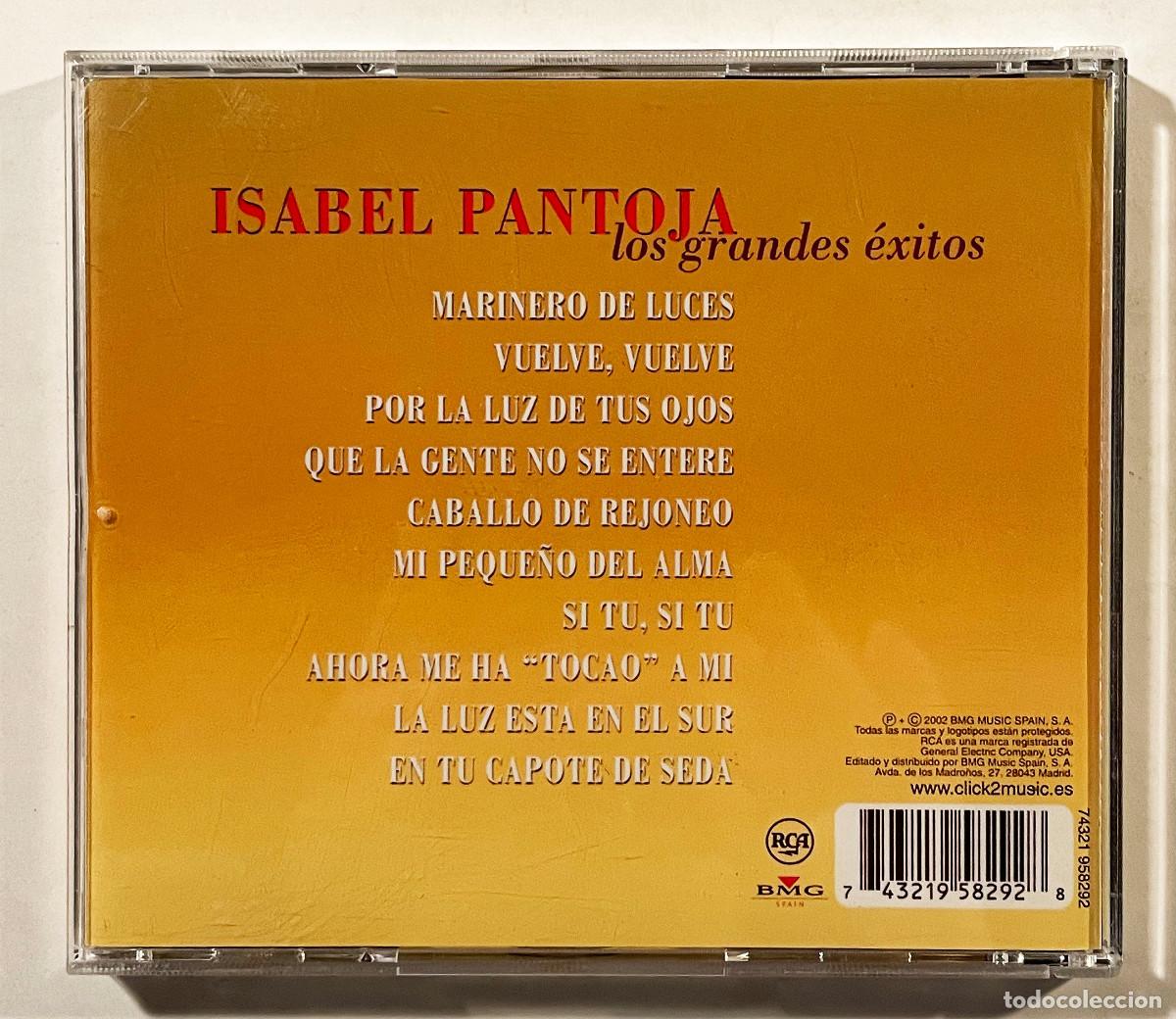 Discos de vinilo: ISABEL PANTOJA / LOS GRANDES EXITOS / CD BMG RCA 2002 / ESPA&Ntilde;A - Foto 2