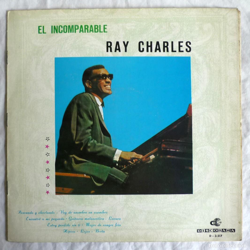 Discos de vinilo: LP vinilo Ray Charles el incomparable 1966, con libreto de presentaci&oacute;n - Foto 1