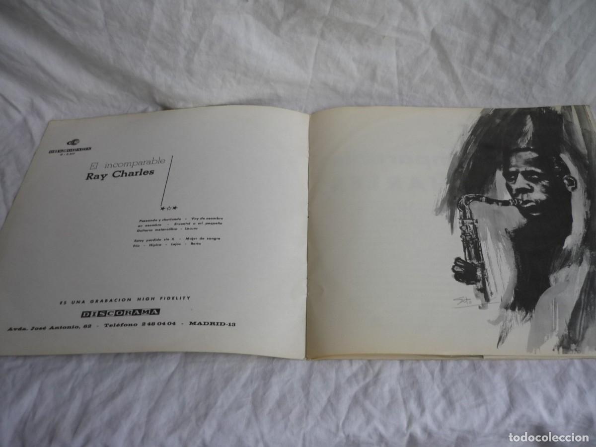 Discos de vinilo: LP vinilo Ray Charles el incomparable 1966, con libreto de presentaci&oacute;n - Foto 3