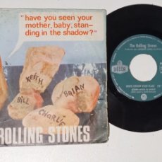 Discos de vinilo: SG THE ROLLING STONES : HAVE YOU SEEN YOUR MOTHER + WHO´S DRIVING YOUR PLANE