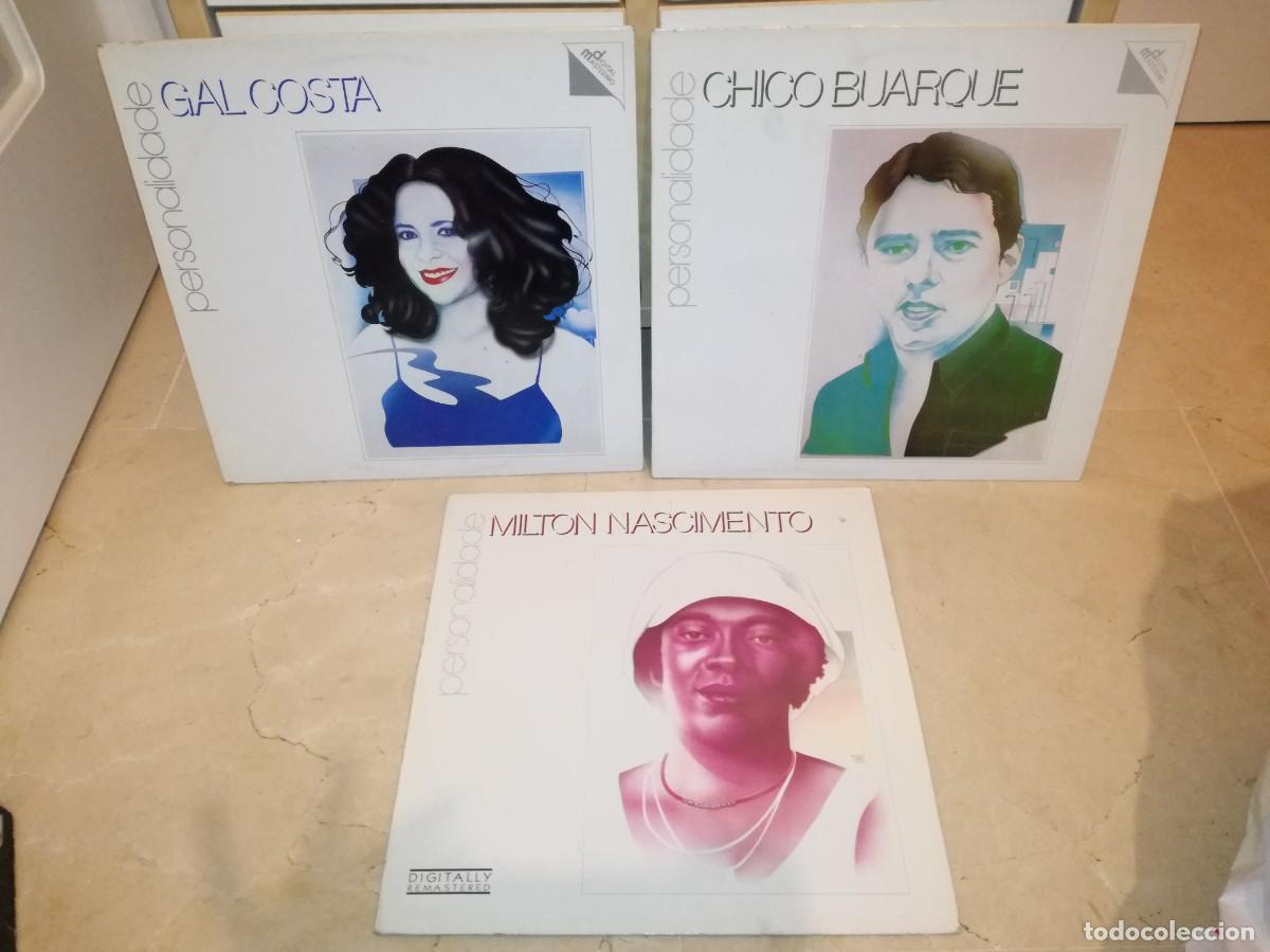 Disques de vinyle: LOTE DE 3 LPS DE MUSICOS BRASILE&Ntilde;OS