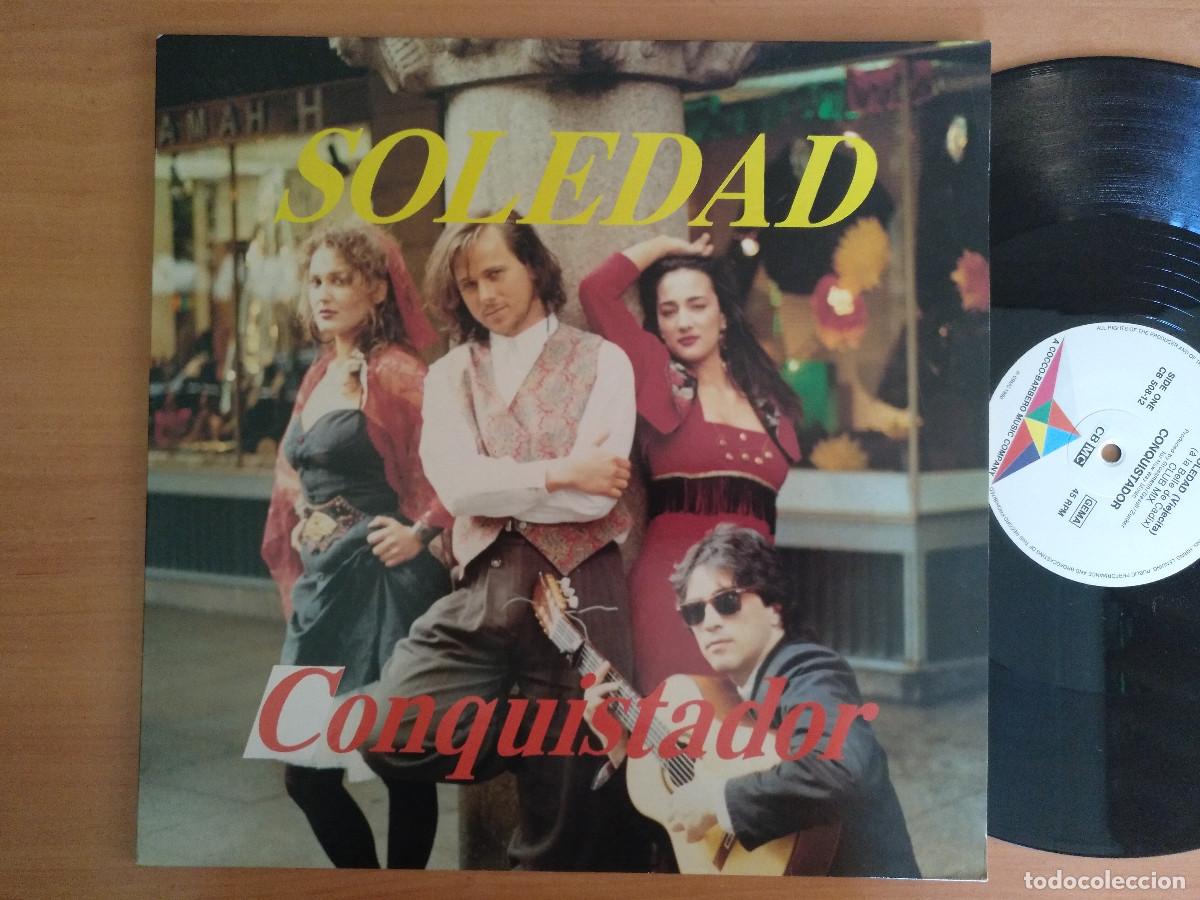 Discos de vinilo: CONQUISTADOR SOLEDAD MAXI ALEMANIA NUEVO - Foto 1