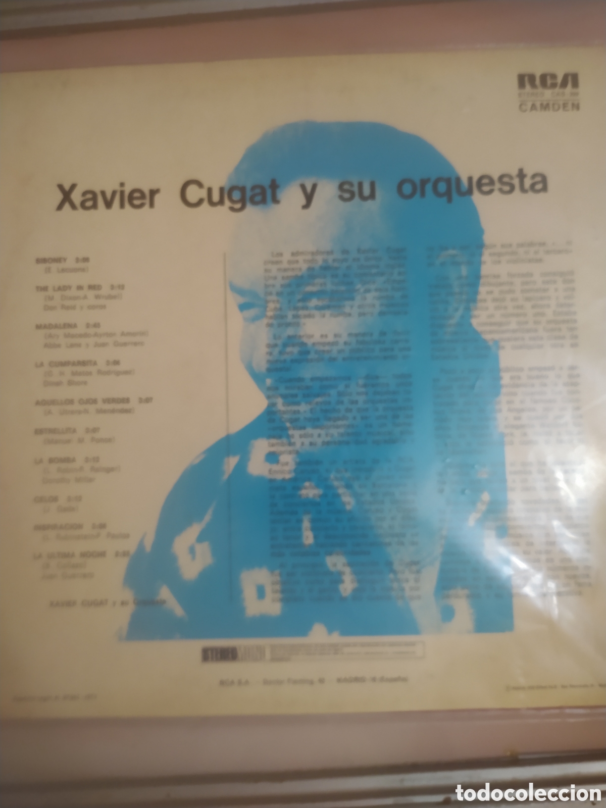 Discos de vinilo: LP Xavier Cugat y su orquesta - Foto 2